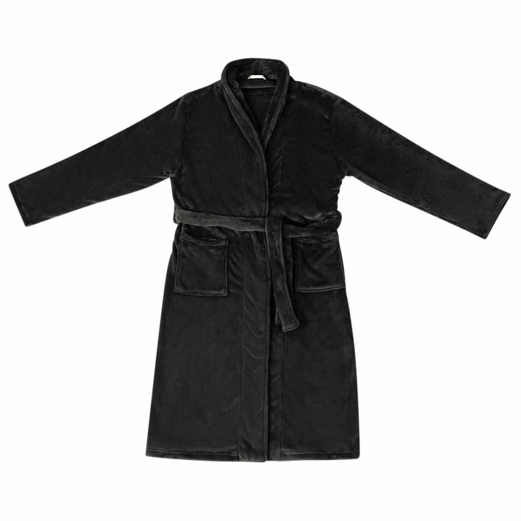 Accappatoio senza Cappuccio Nero s Flanella CFW4175263
