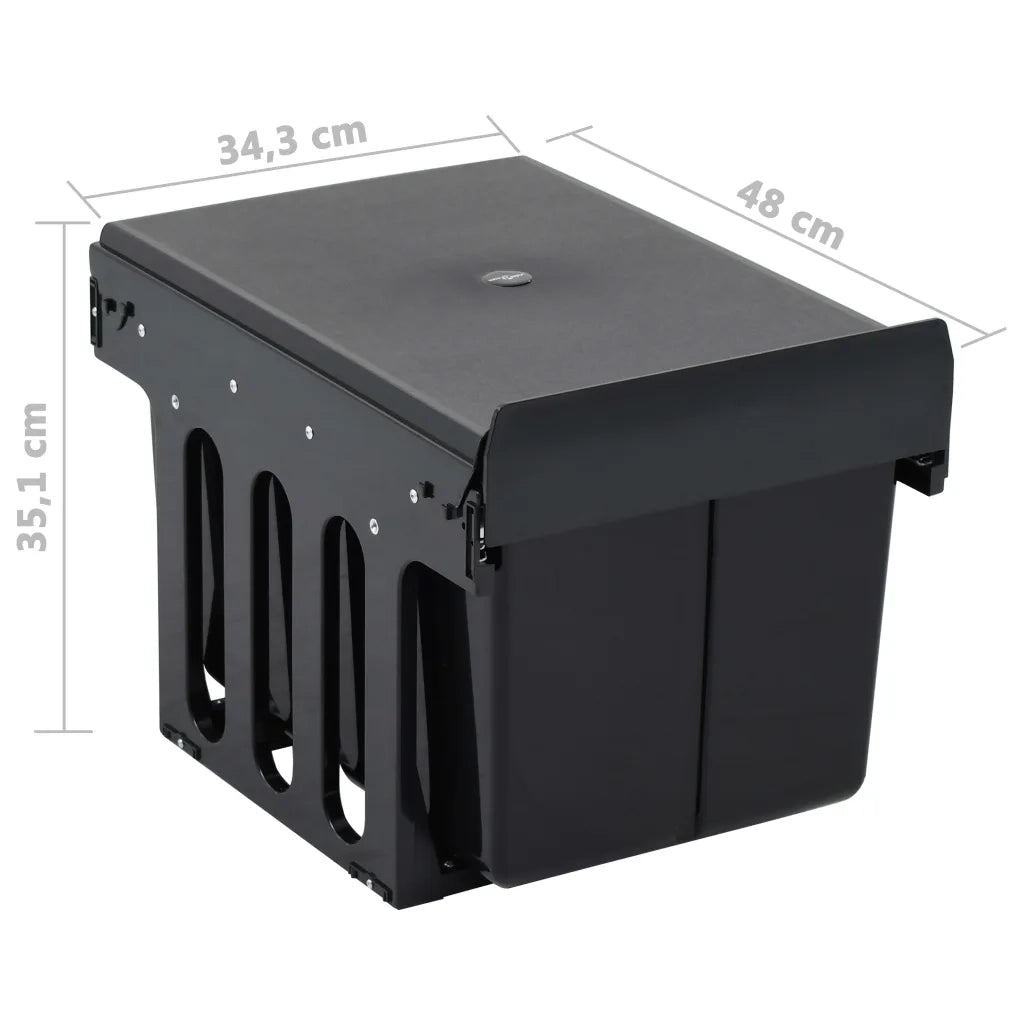 Cestino Estraibile per Mobile Cucina Chiusura Ammortizzata 36L CFW9551000