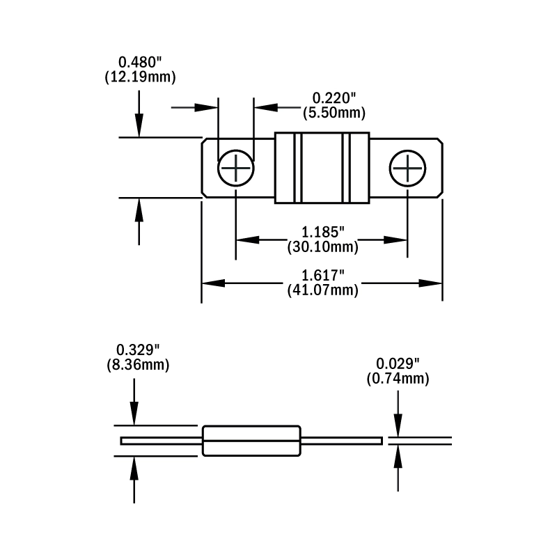 CF.2 FUSIBILE MIDI 30A ARANCIONE