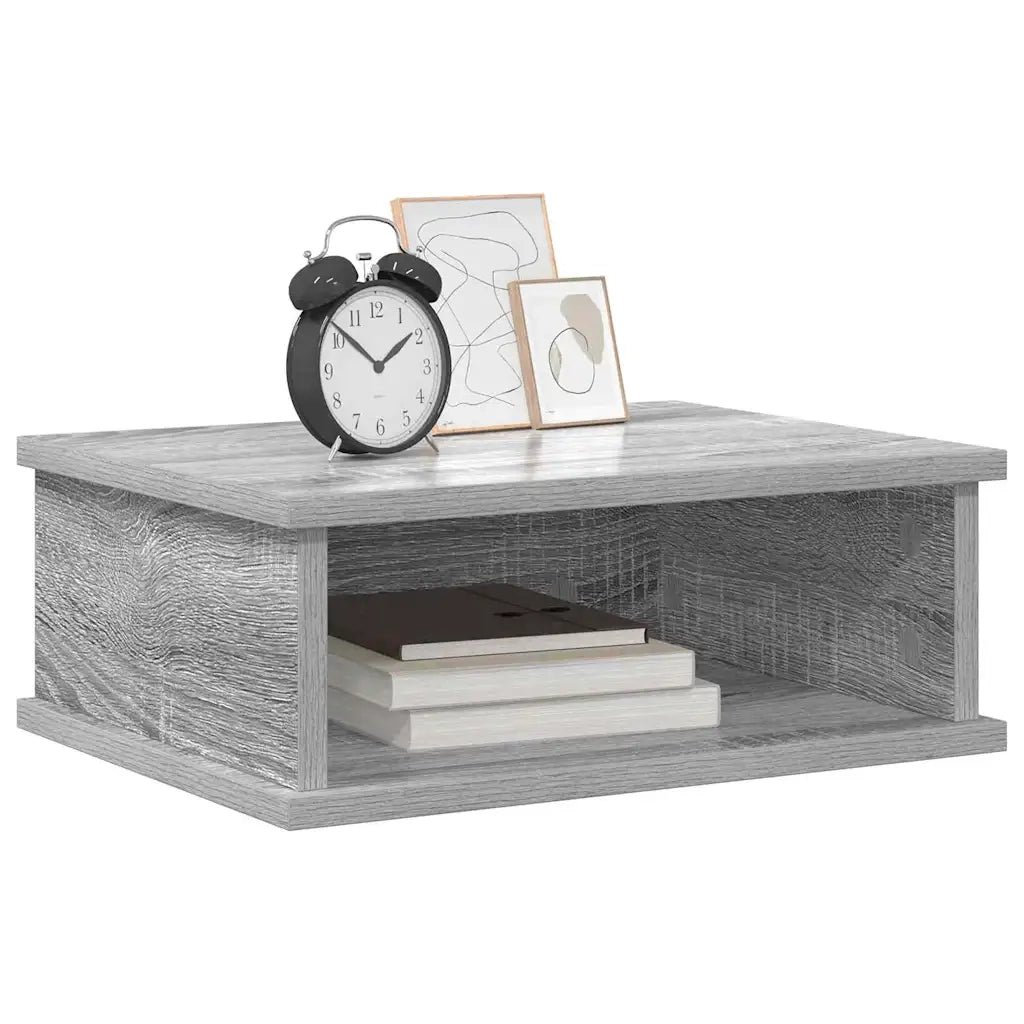 Comodino Grigio Sonoma 40 x 31 x 15 cm Legno multistrato 891114