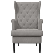 Poltrona | Sedia Relax Grigio Chiaro Velluto