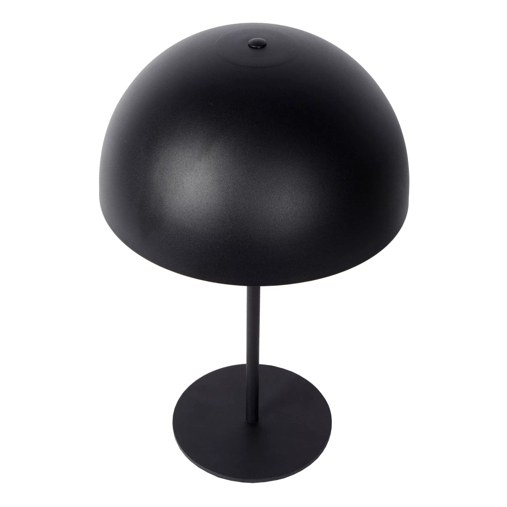 Lampada da tavolo Siemon nera Lucide E14 40 cm acciaio