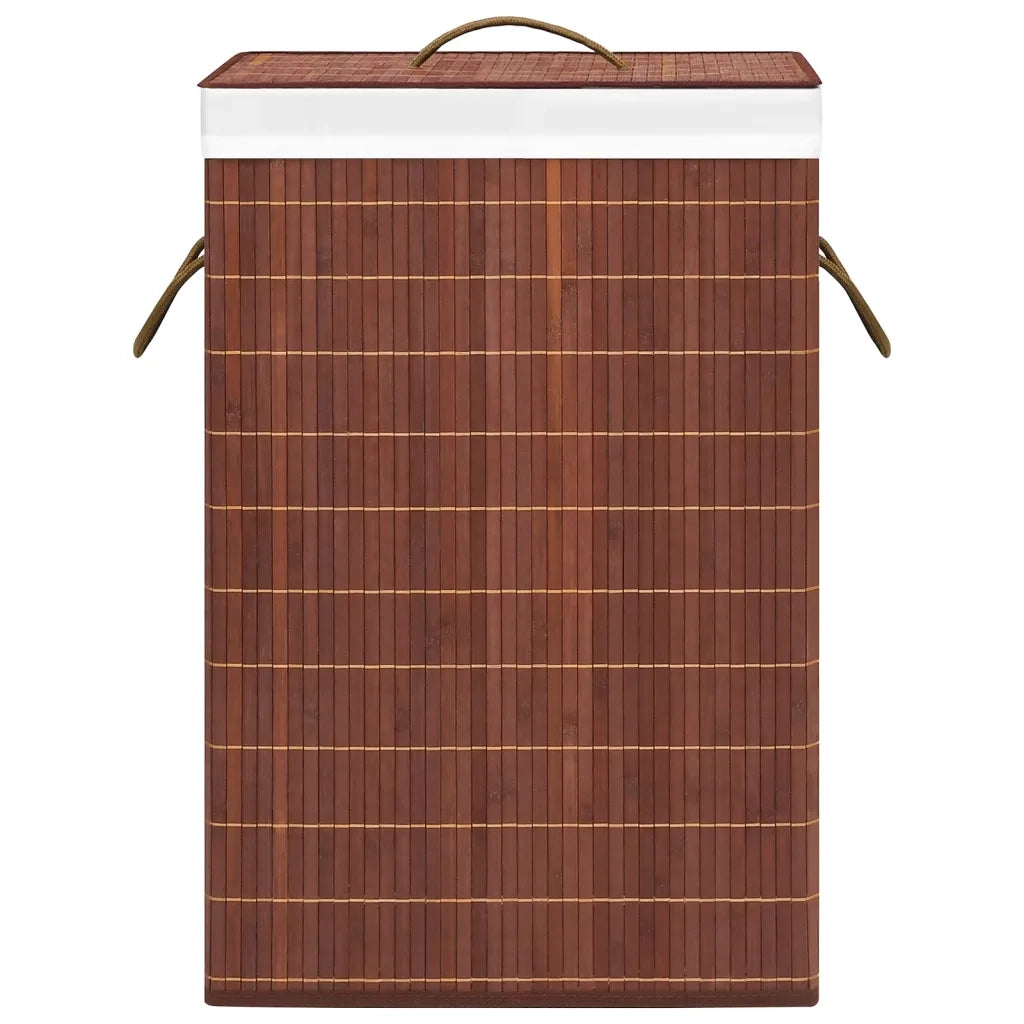 Cesto Portabiancheria in BambÃ¹ Marrone 72 L cod mxl 50083