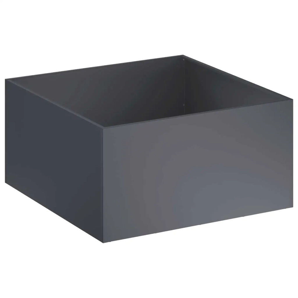 Vaso da giardino Antracite 100 x 100 x 40 cm 8005124