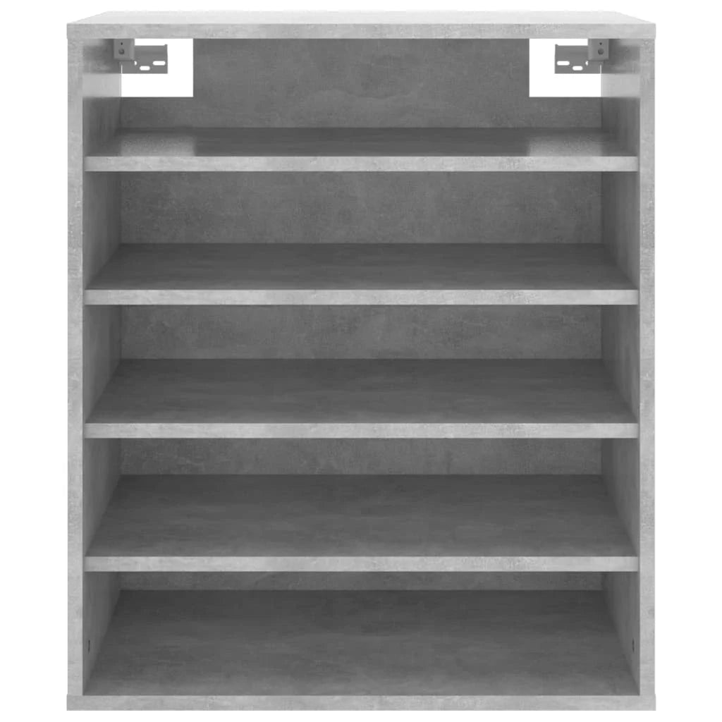 Scarpiera mobile contenitore per scarpe mobile per ingresso/corridoio/soggiorno 60 x 35 x 70 cm legno ingegnerizzato grigio 02_0021835