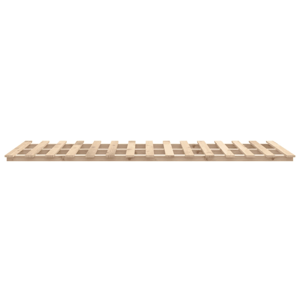 Letto singolo | Letto per adulti | Giroletto senza Materasso 100x200 cm in Legno Massello di Pino