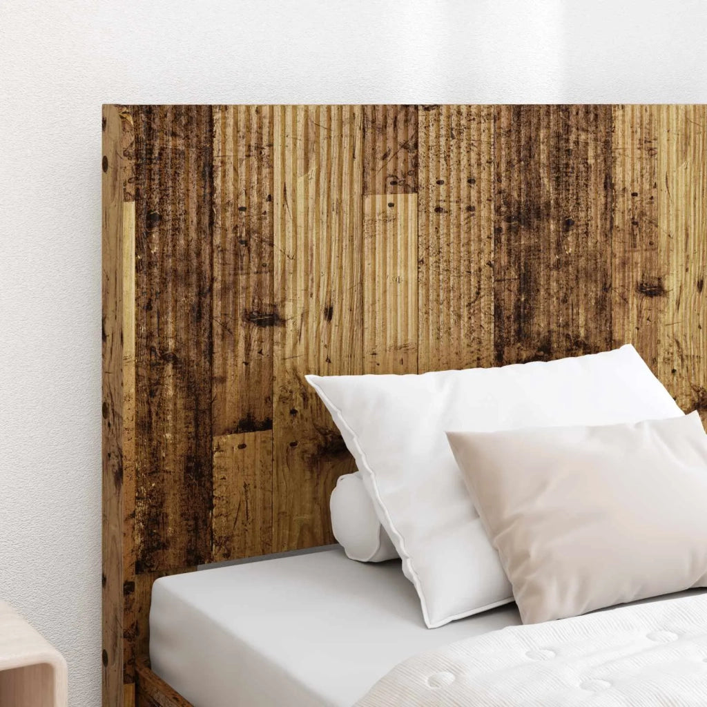 Struttura del letto con stoccaggio e testata Legno antico 3413915