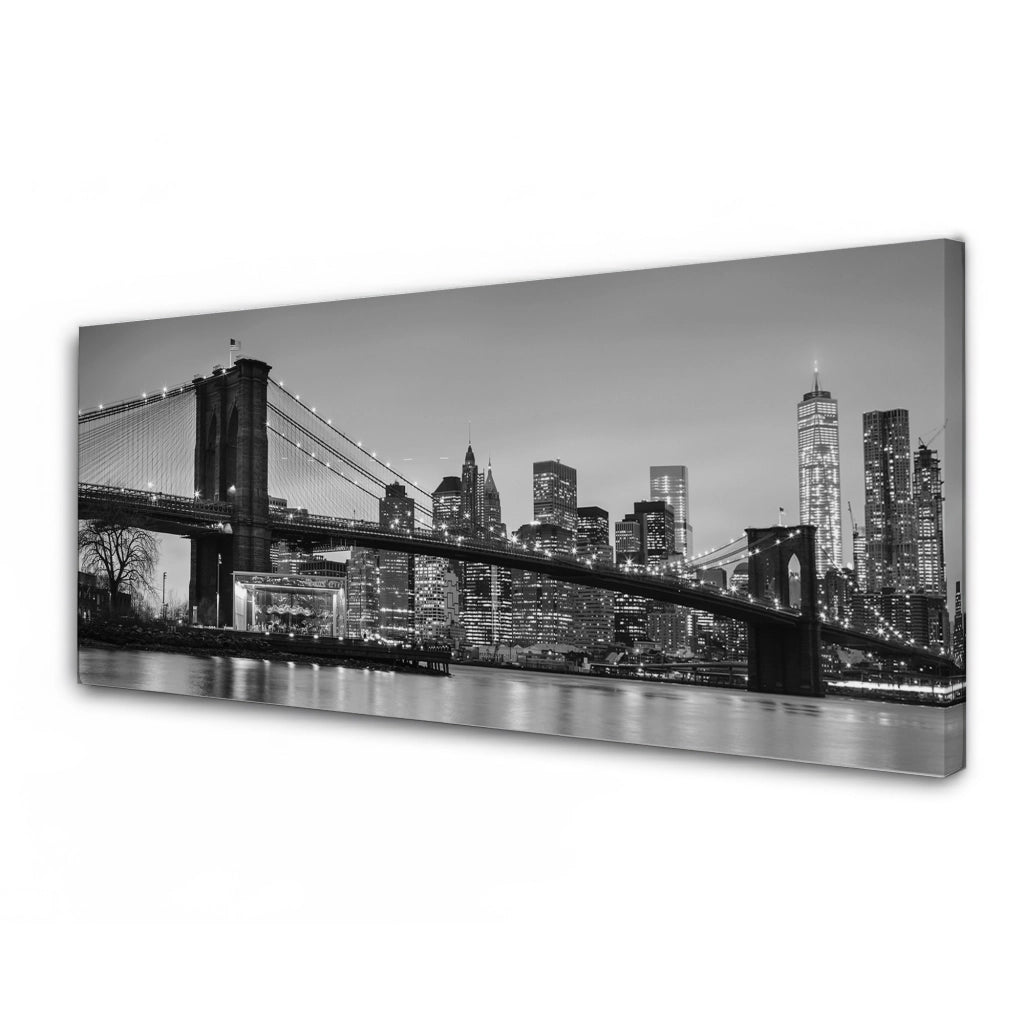 Quadro Moderno su Tela per Soggiorno e Camera da Letto 40x120 cm - Stampa Professionale su Telaio in Legno con Gancio Integrato - Dipinto Panoramico Decorativo da Parete. ASS6-DIS2
