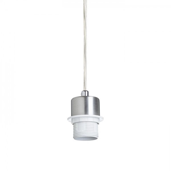 Lampadario MORE 80 base a sospensione da soffitto  cromo 230V E27 3x42W
