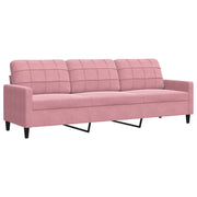 Divano | Divano da soggiorno | Sofa a 3 Posti rosa 210 cm in Velluto