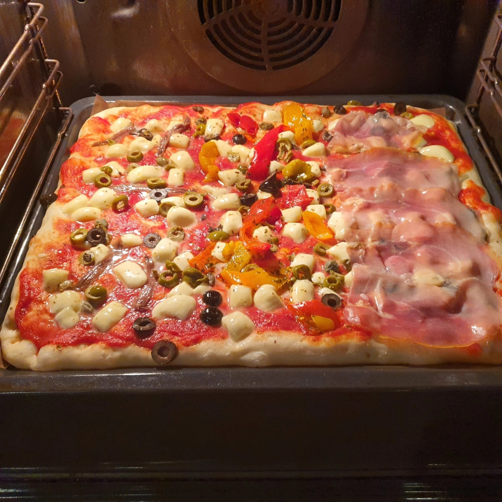 TEGLIA PER PIZZA RETTANGOLARE 'RUSTIC LINE' cm 35x35x4h - PENTALUX