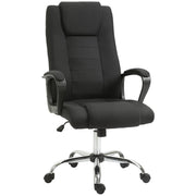 Sedia da Ufficio Ergonomica con Braccioli ¨C Minimal ¨C Tessuto Grigio