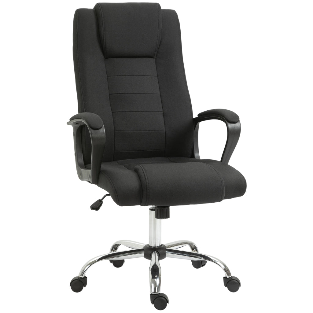 Sedia da Ufficio Ergonomica con Braccioli ¨C Minimal ¨C Tessuto Grigio