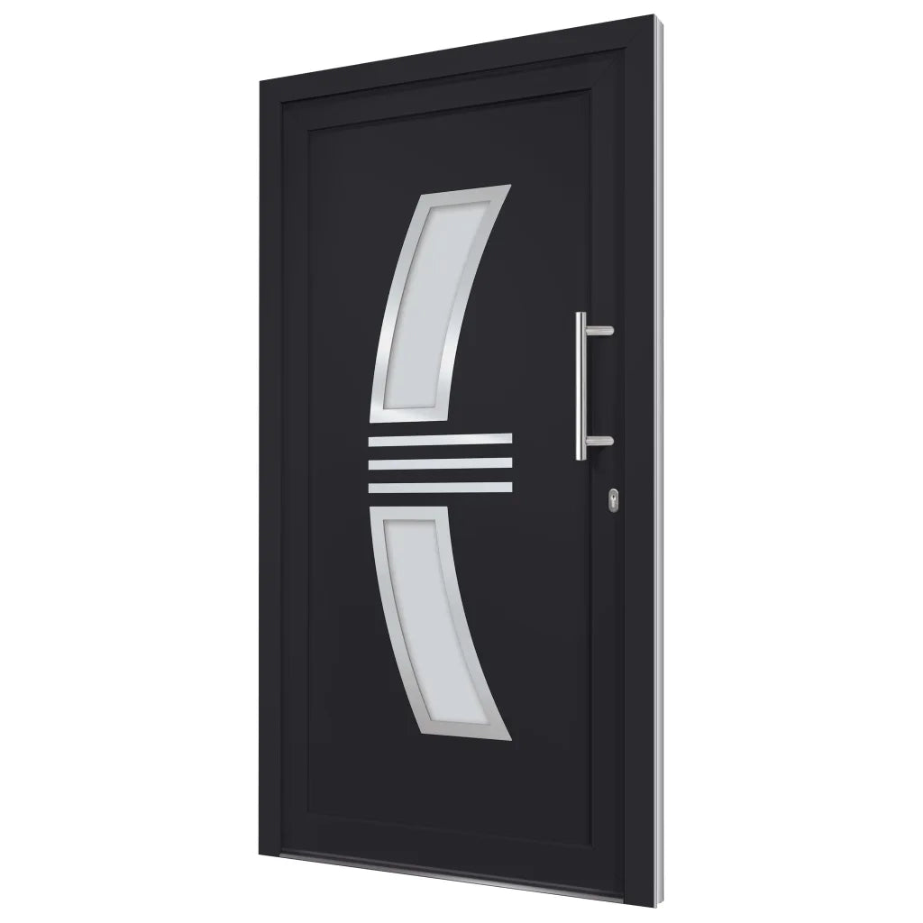 Porta di Ingresso Antracite 108x200 cm 3057578