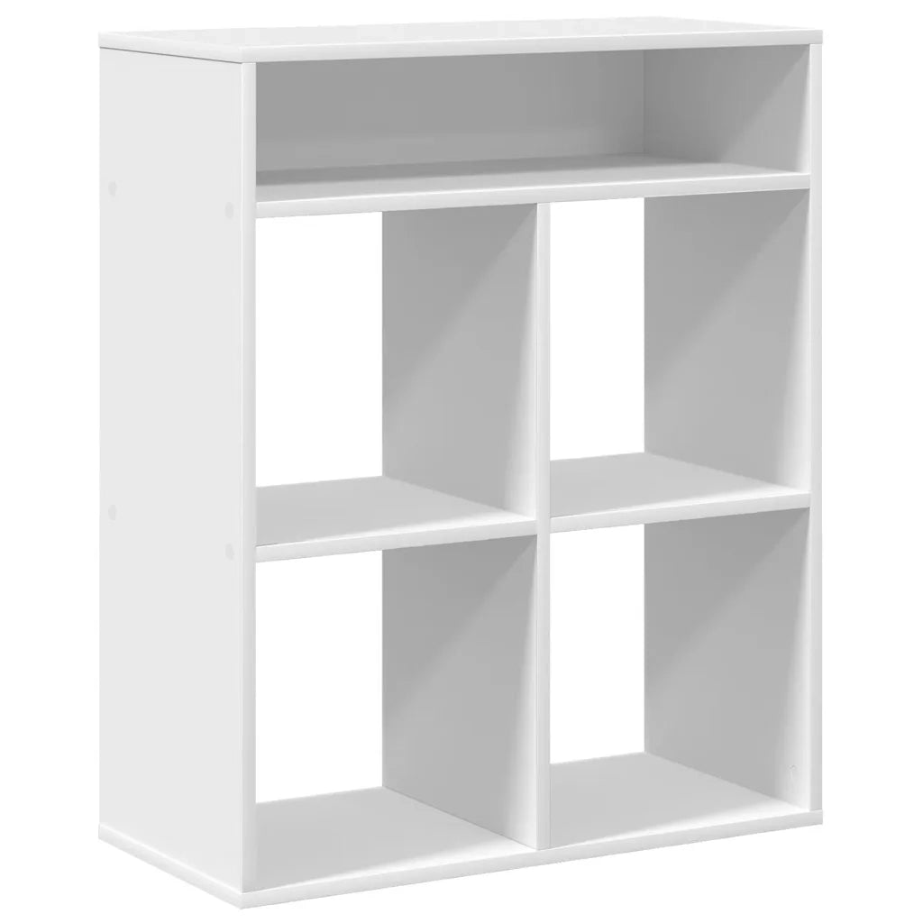 Libreria Bianca 66x31x80 cm in Legno Multistrato 860292