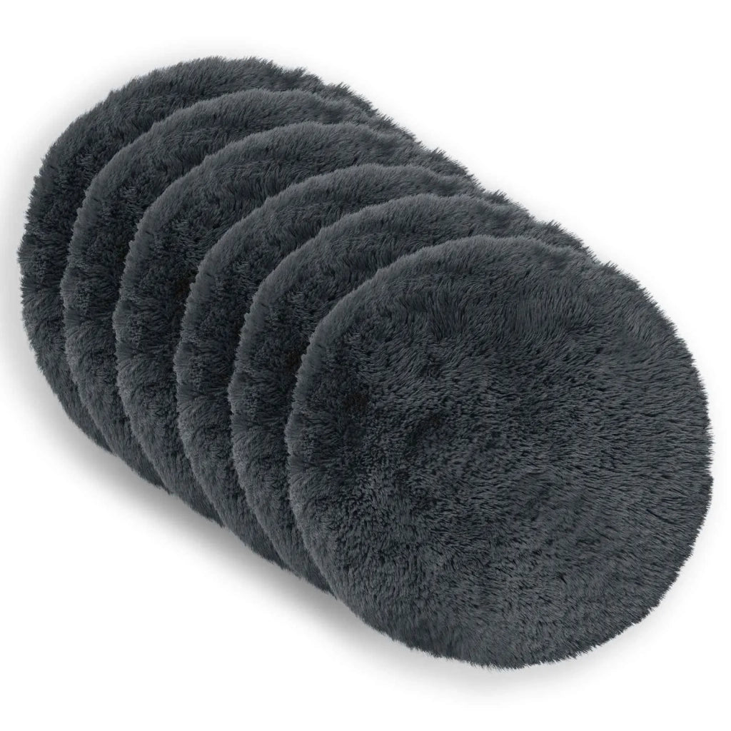 Federa 6 pcs HEERLEN Antracite Ø 60 cm Fleece PV 923076