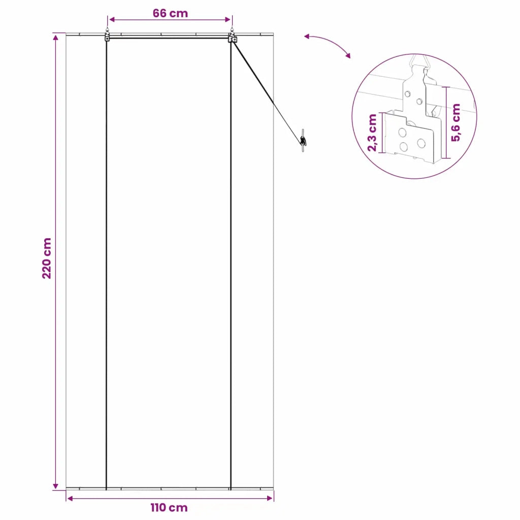 Tenda a rullo Grigio 110 x 220 cm Bambù 42039727