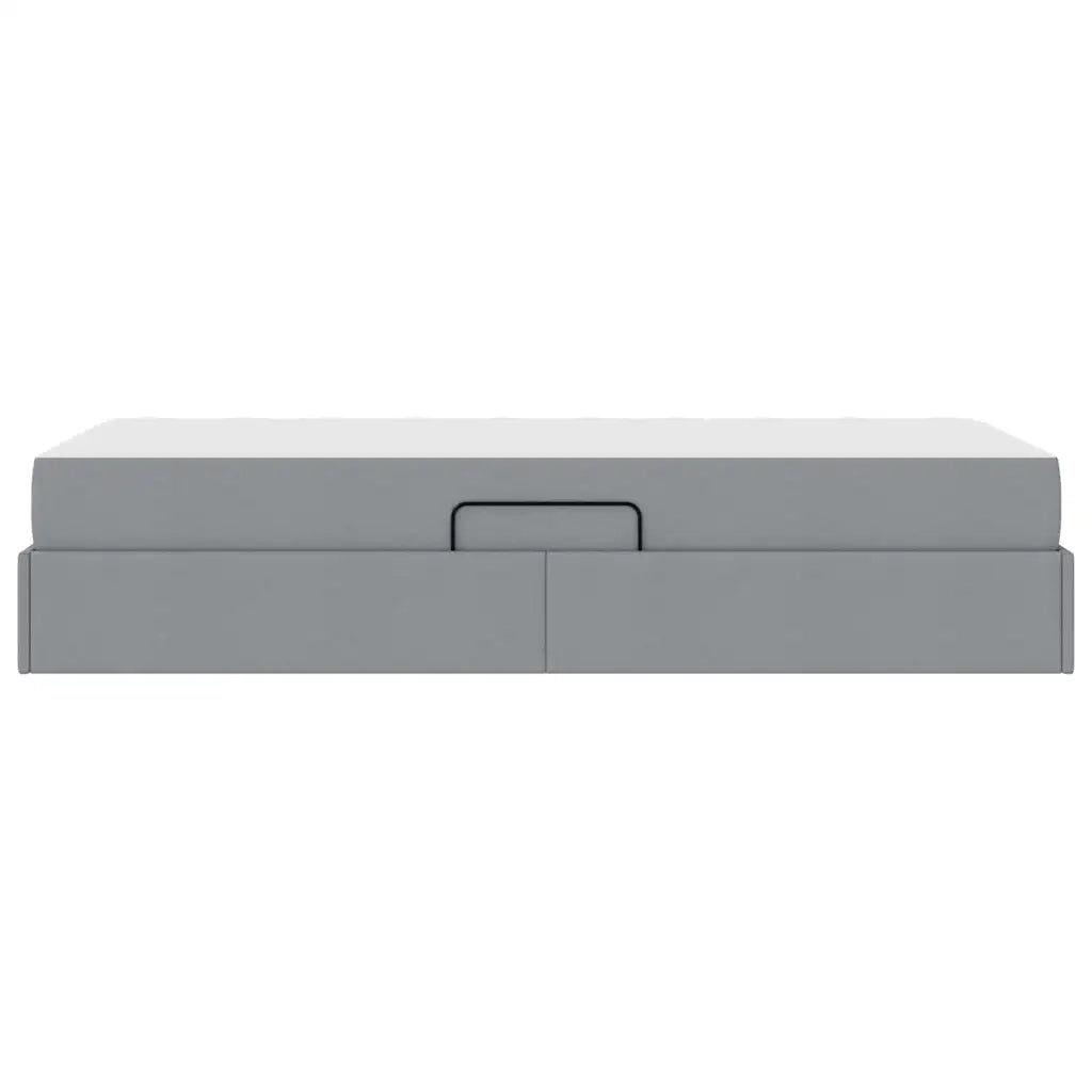 Letto con contenitore e materasso Grigio chiaro 90 x 200 cm 3399634