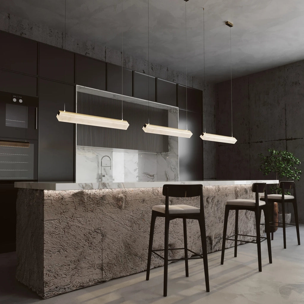 Maytoni Lampadario moderno Petra 1 luce LED integrato ottone metallo