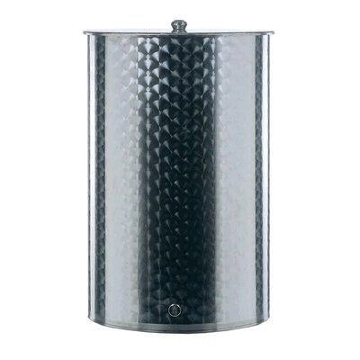 Serbatoio con Coperchio Belvivere Inox Saldato Fiorett H. 3 4 F 300 L 63 cm