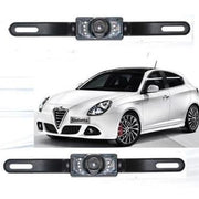 Trade Shop - Telecamera Retromarcia Retrocamera Auto Camper 7 Led Con Filo Colori -