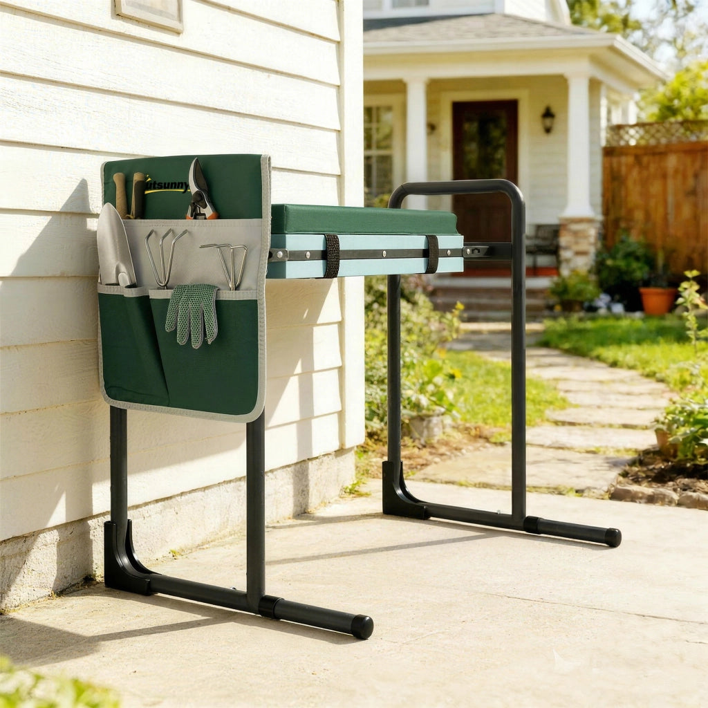 Cuscino per Giardino e Sgabello ¨C Minimal ¨C Grigio, Polipropilene, 150 kg