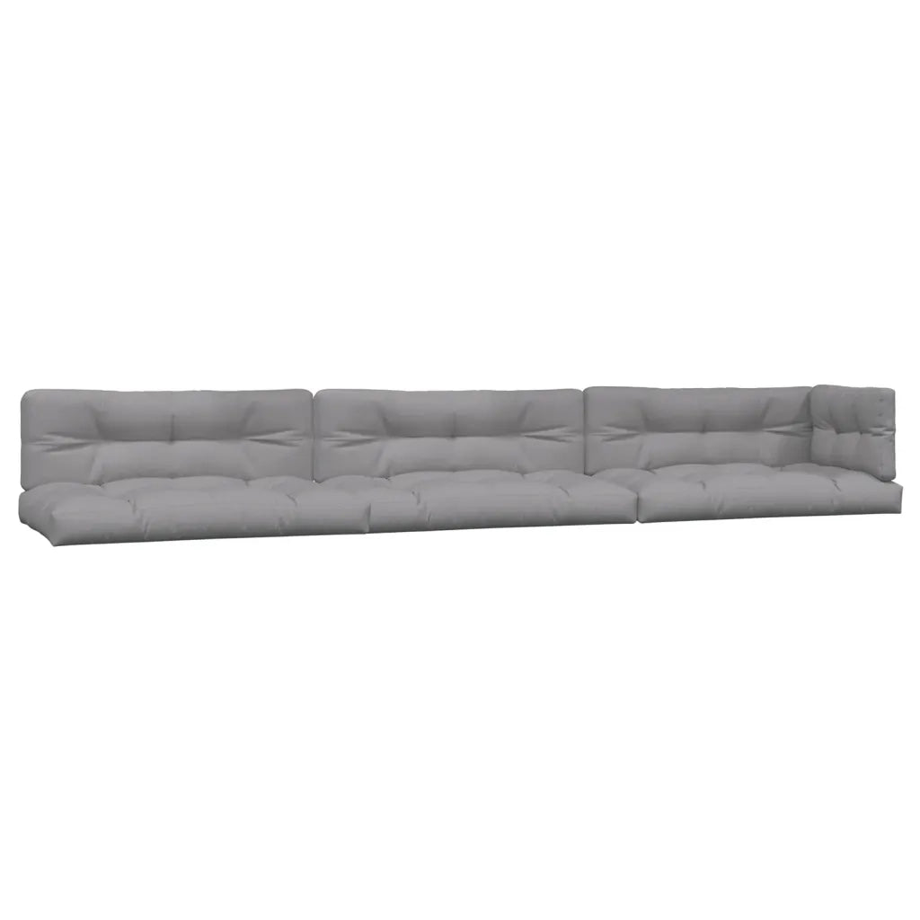 Set Divano Pallet da Giardino 6 pz con Cuscini Massello Acacia