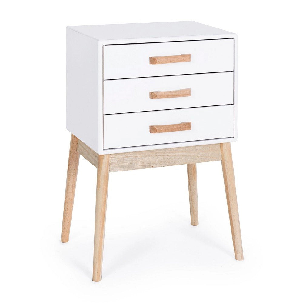 Cassettiera Legno Bianco Moderna da Interno - EXCEPTIONAL