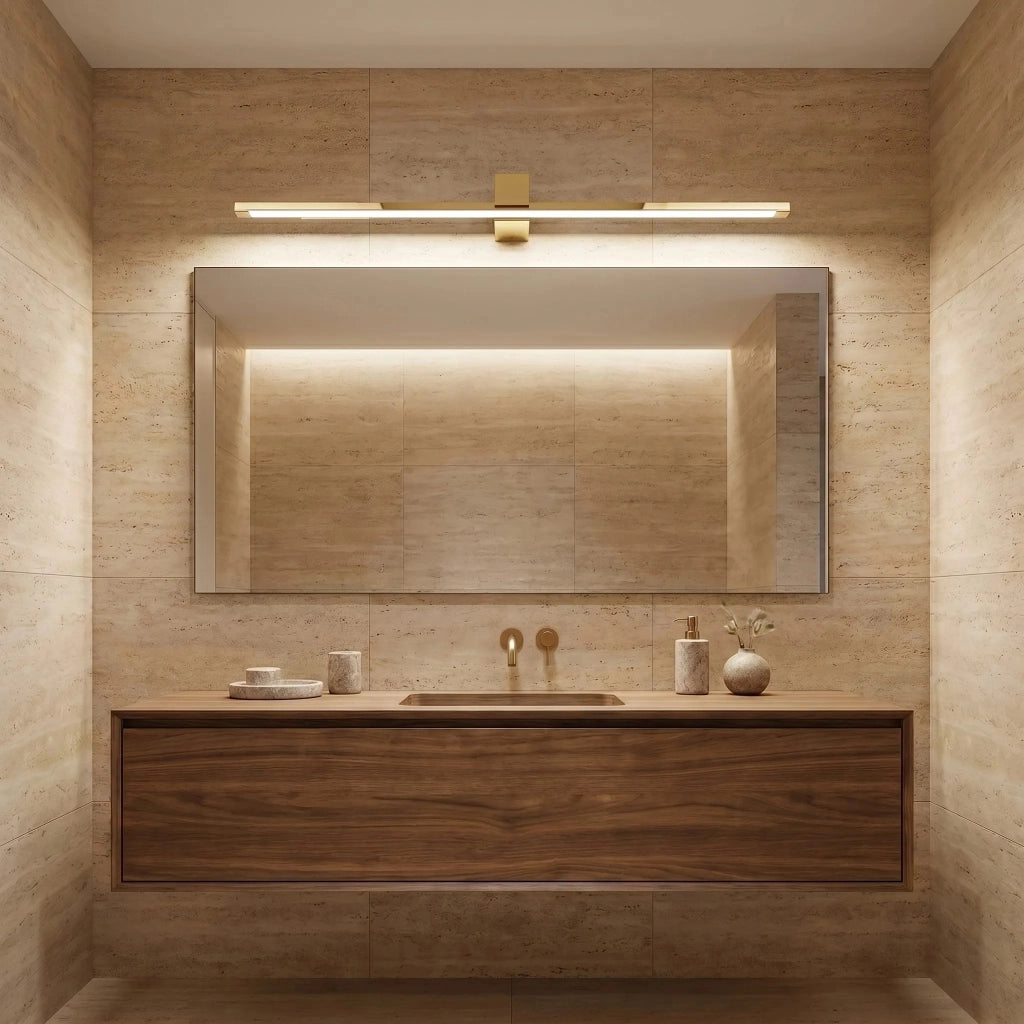 Applique Da Bagno Led Swe045-1w 80 Cm Gold