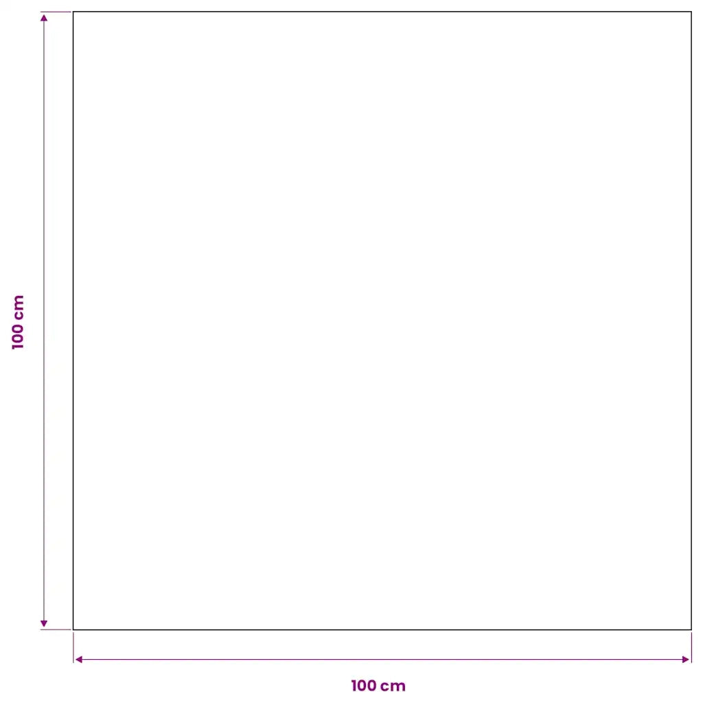 5 Tovaglie bianche 100 x 100 cm 130800