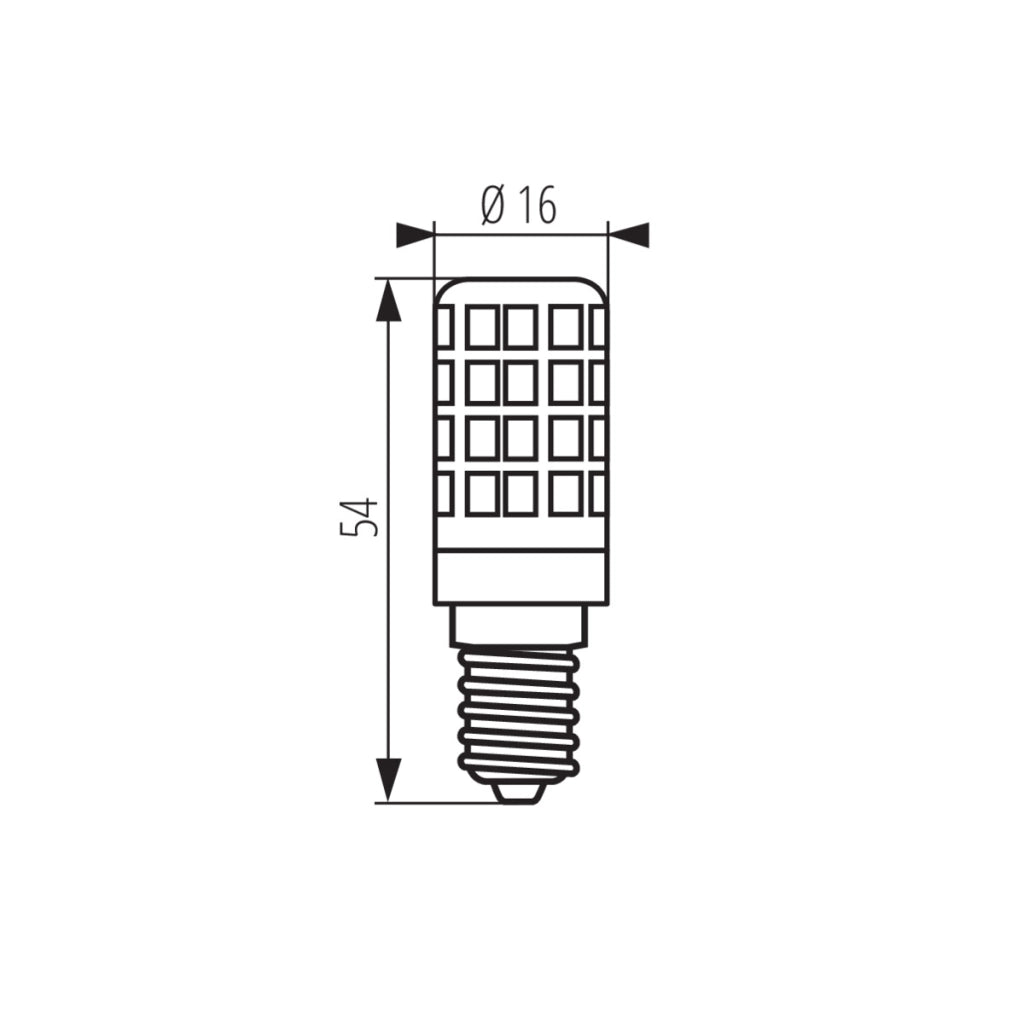 Lampadina LED capsula 4W E14 3000K 520lm Kanlux 24528