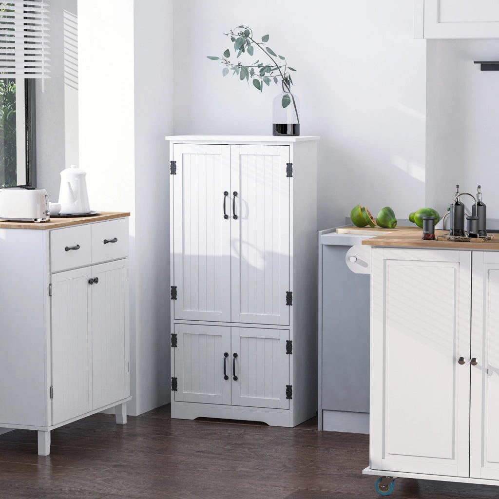 Armadio da cucina ¨C zephmum ¨C bianco 2 ante 3 ripiani