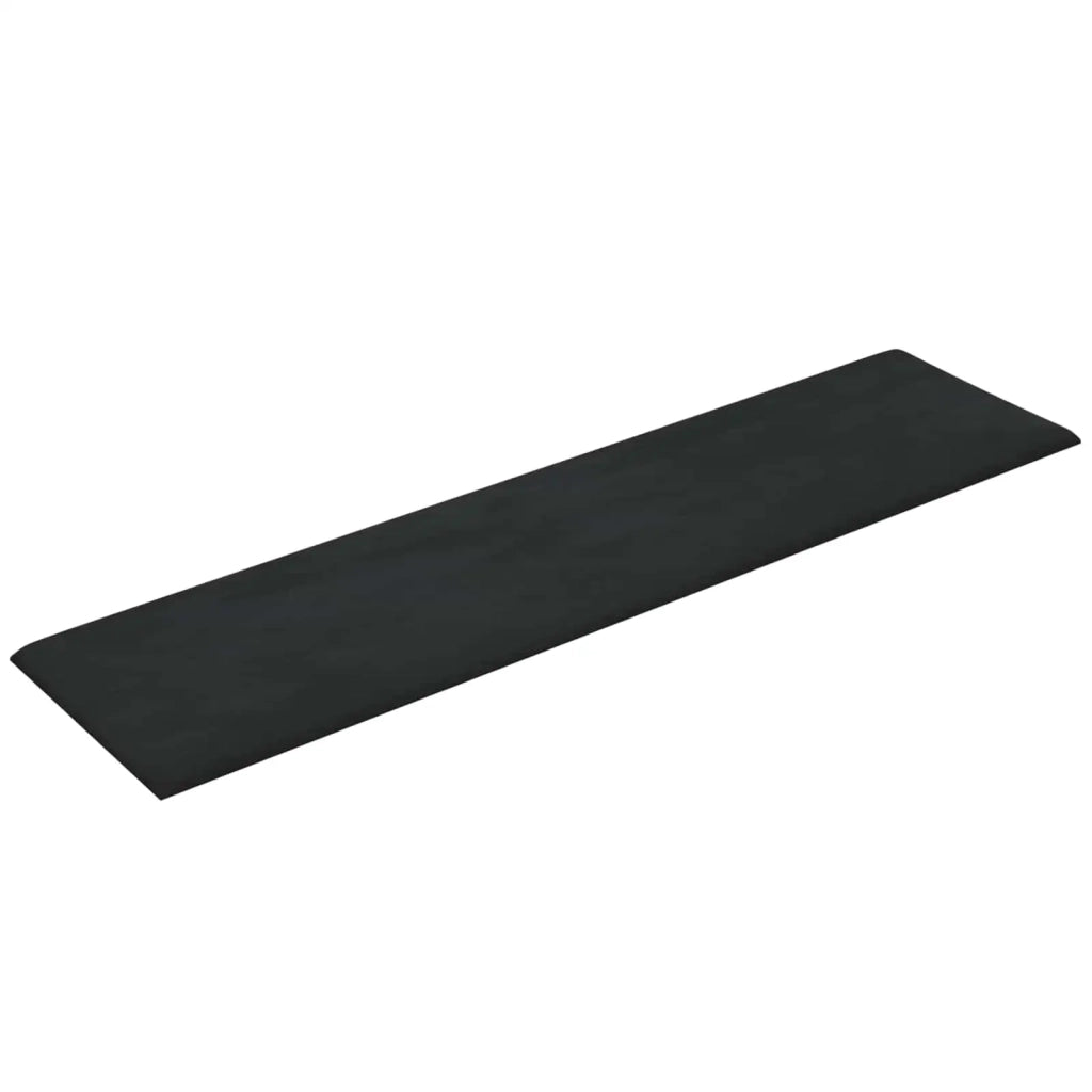 Testiera | Testata da Parete 12 pcs Nero Velluto