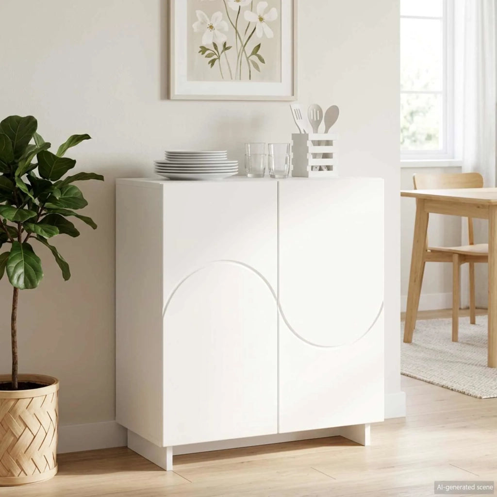 Credenza Bianco 67 x 34,5 x 75 cm Legno ingegnerizzato 8011531