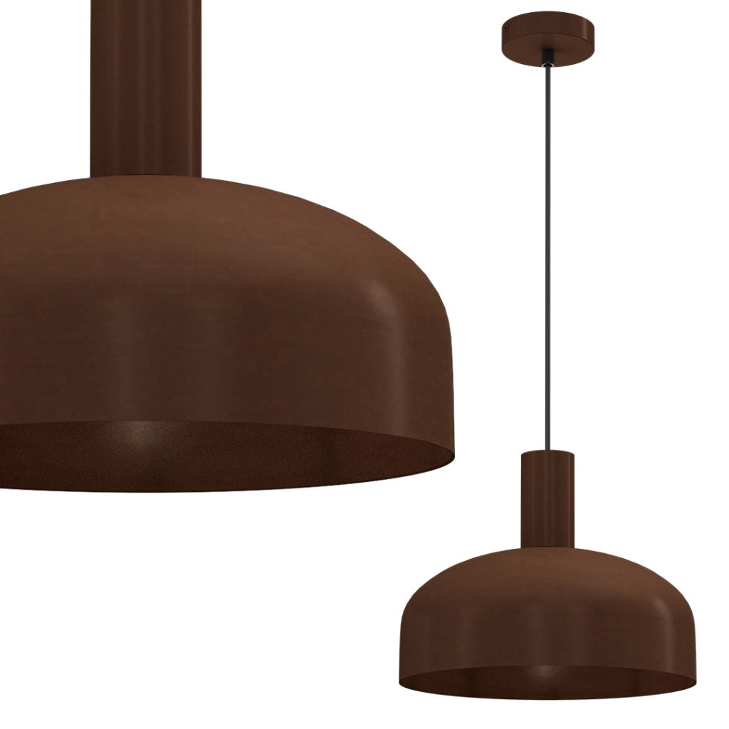 Sospensione Visby Milagro cioccolato Ø30cm E27 60W