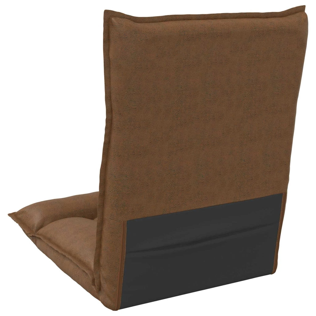 Sedia da Pavimento Marrone 55 x 61 x 70 cm Tessuto 42028190