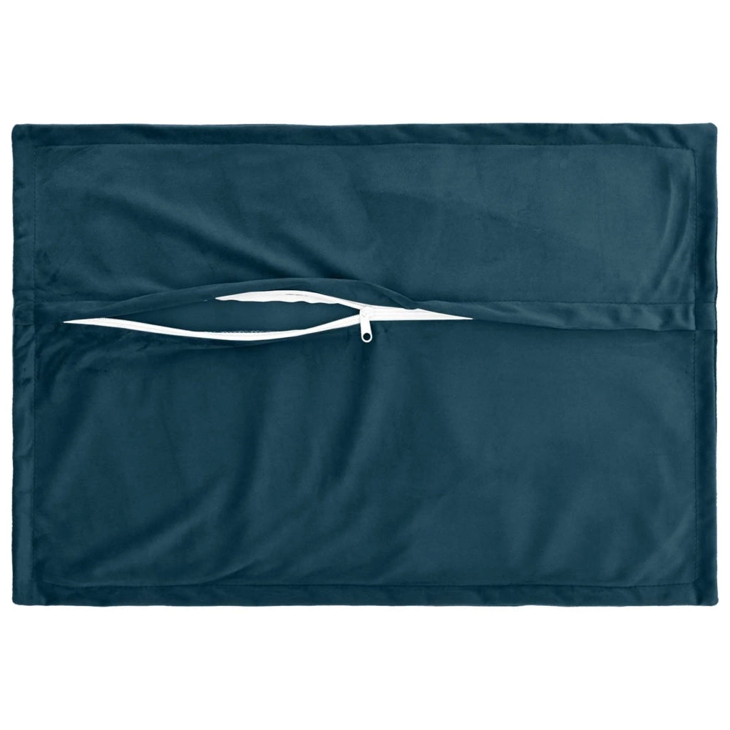 Federa 6 pcs HOUTEN Blu 40 x 60 cm Velluto 917449