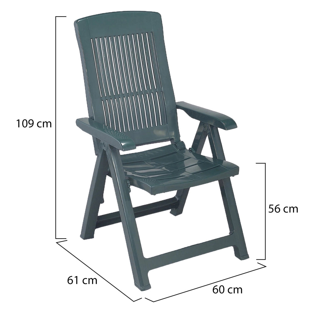 Dozier, Sedia da Esterno una Sedia Made in Italy, Verde