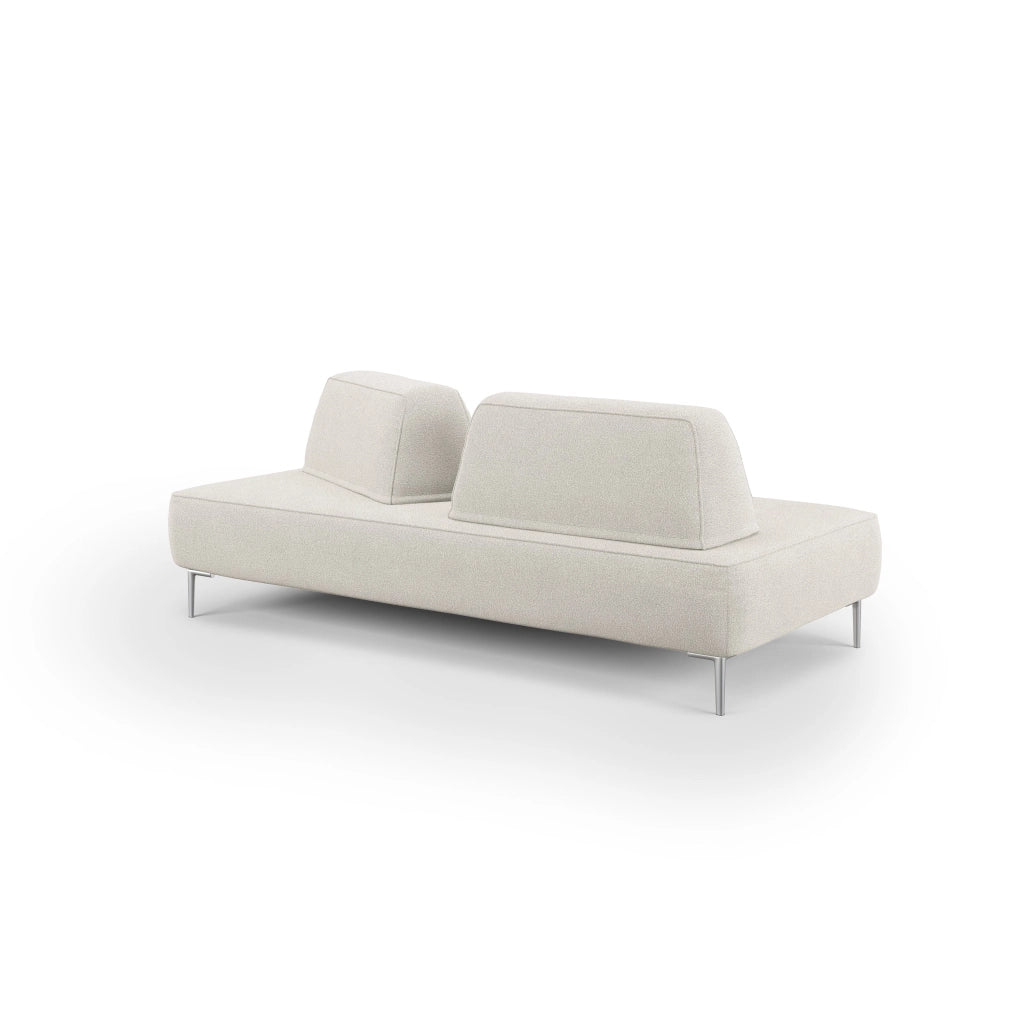 Newton Divano modulare con schienali movibili T07 212 cm bianco