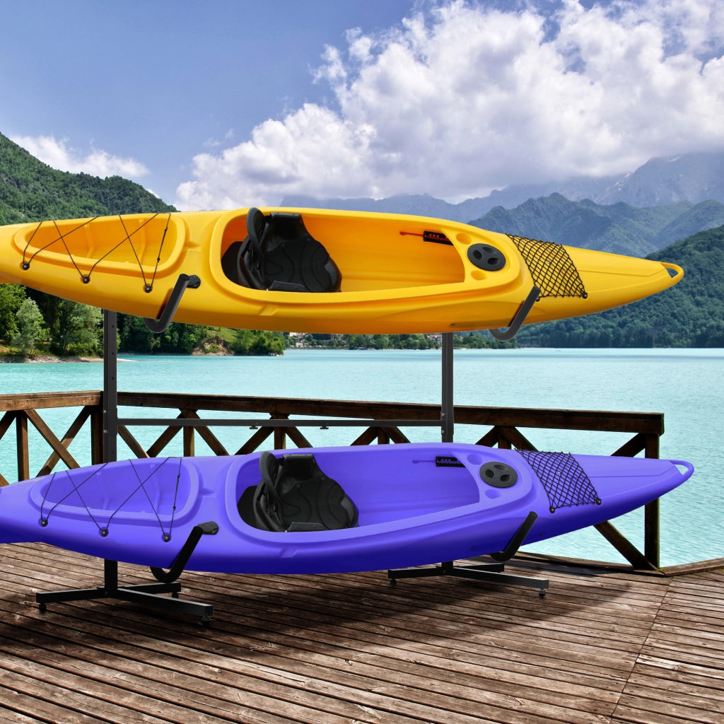Supporto per 2 Kayak e Tavole da Surf ¨C Minimal ¨C Regolabile 144-180 cm