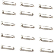Spille per sicurezza da 100 pezzi - Spille metalliche da 25 mm - Materiali resistenti