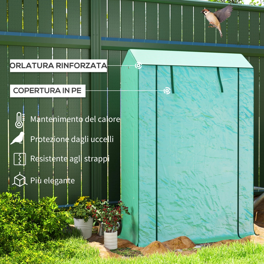 Serra da Giardino 3 Livelli ¨C Minimal ¨C Verde 100x40x150 cm