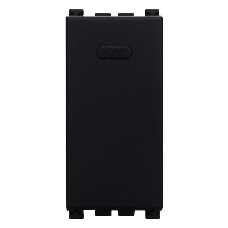 Deviatore 1P 16A Colore Nero Compatibile Con Vimar Arke