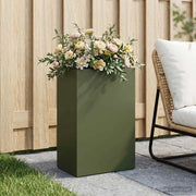 Vaso da giardino Verde Oliva 50 x 30 x 75 cm 8005546