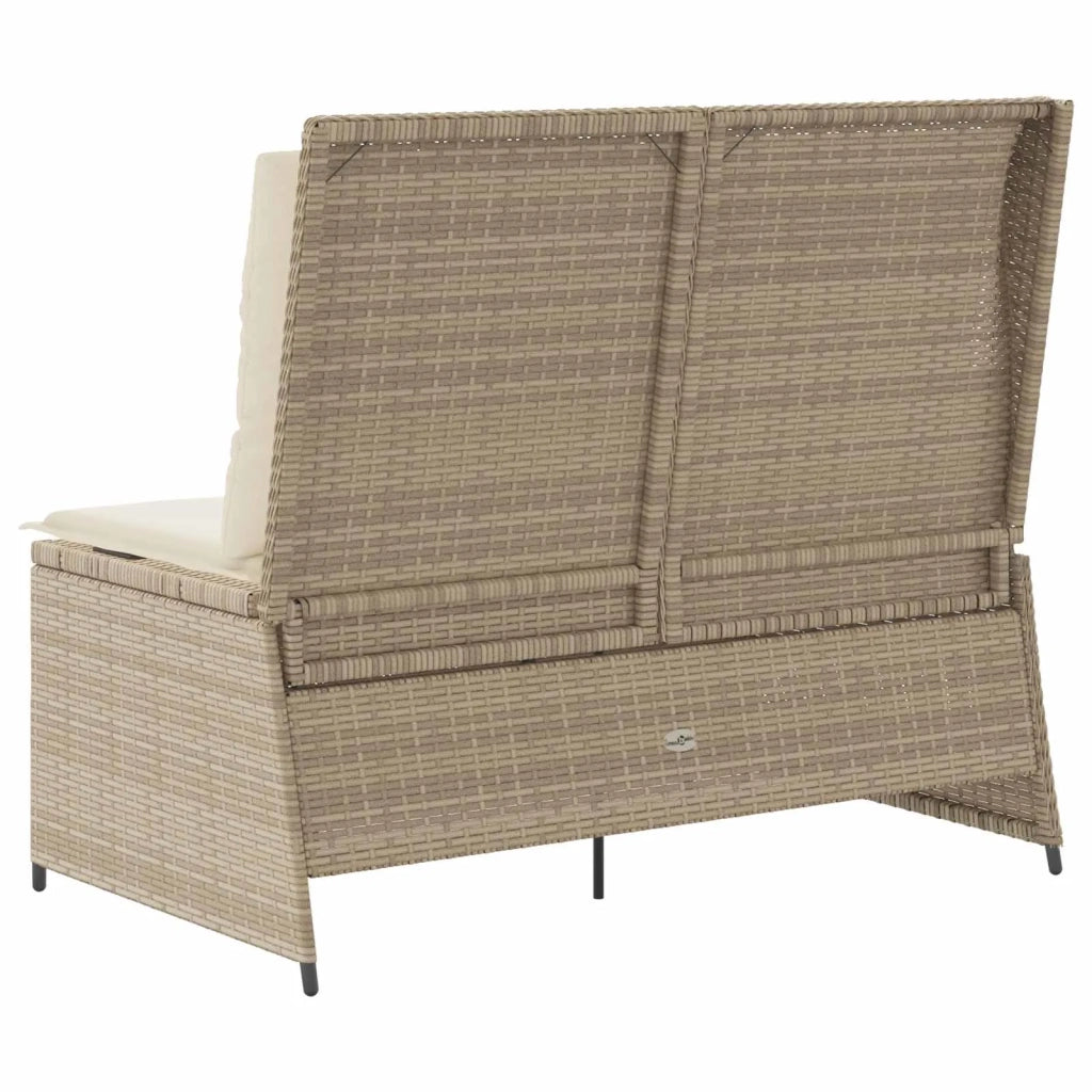 Panchina da Giardino | Panca da Giardino Beige polyrattan