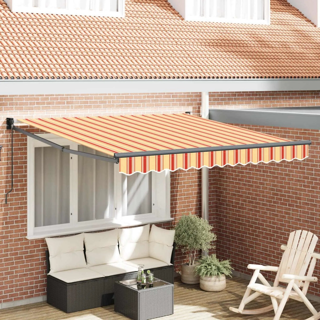 Tenda da Sole Giallo e Arancione 350 x 250 x 165 cm Poliestere 3330259