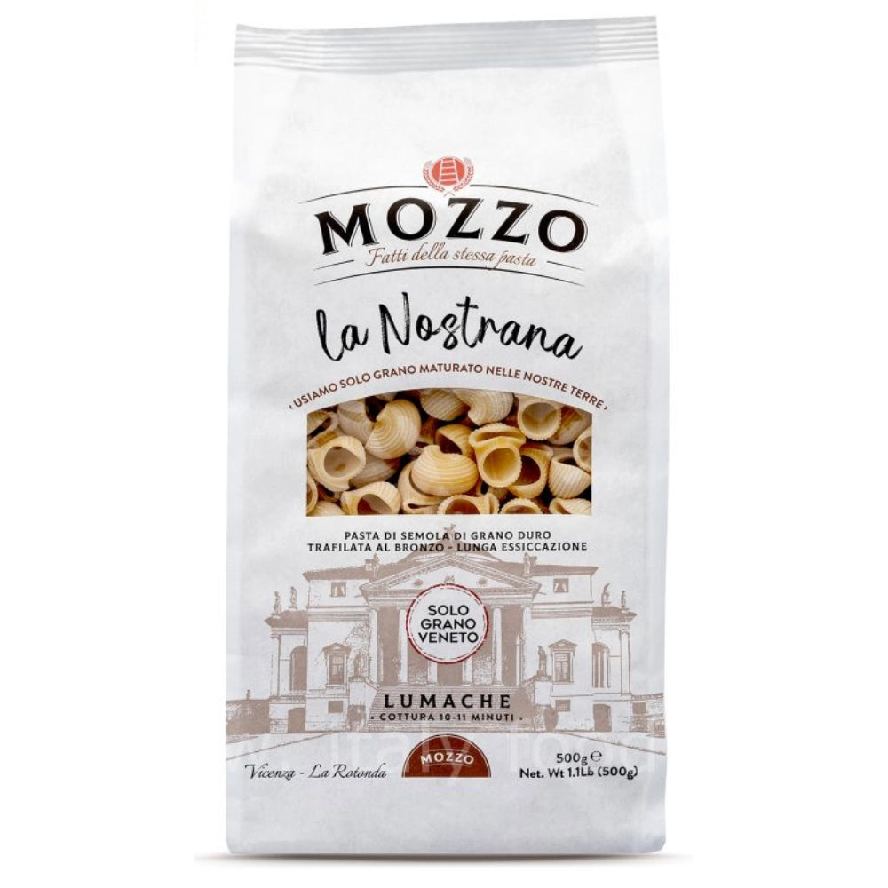 Mozzo la nostrana lumache pasta con grano veneto 6 confezioni da 500 grammi