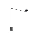 Emibig Traker lampada a sospensione nera GU10 1 luce