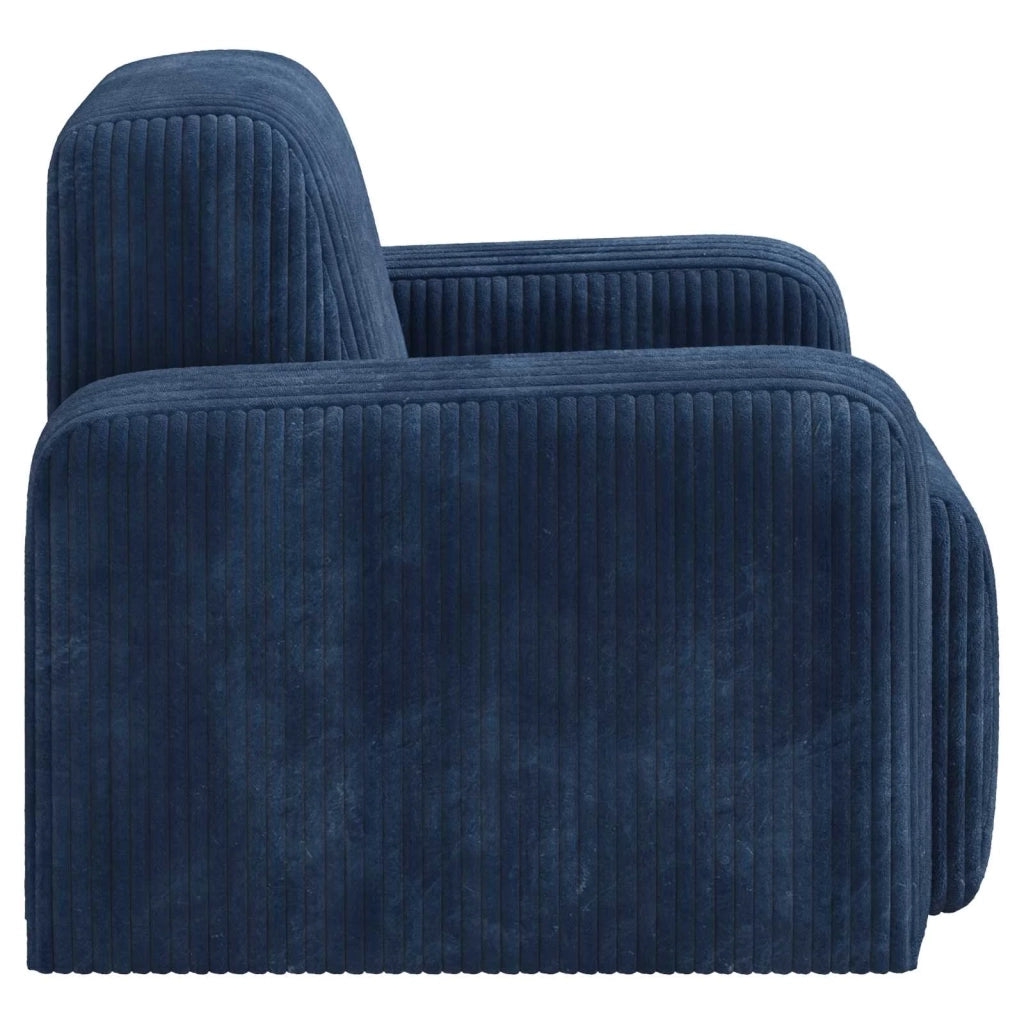 Poltrona Blu navy corduroy 42042444