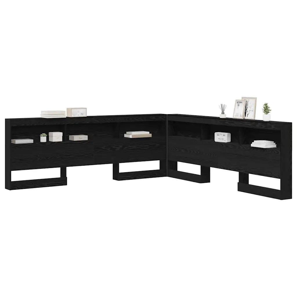 Testata contenitore Rovere Nero 180 cm Legno multistrato 3335510